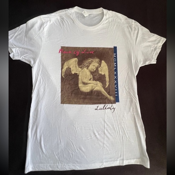 Book of Love Lullaby Official Iconic Logo T-shirt NWOT Purchased at Concert Rare - Picture 1 of 13